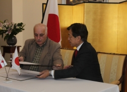 Signing Ceremony for the Three Green Policy and One De-Mining Projects